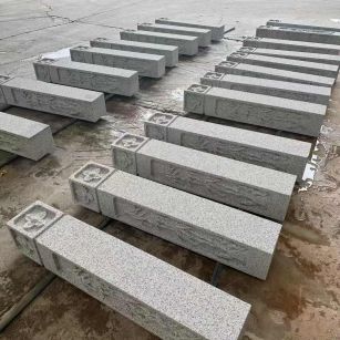 黄山 白麻方柱雕花防水