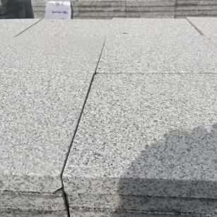 黄山 白麻花岗岩石材推荐 荔枝面地铺石