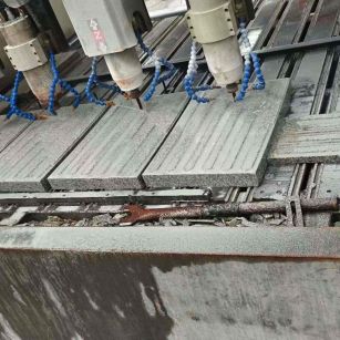 黄山 芝麻白花岗岩荔枝面盲道雕刻