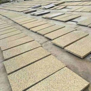 黄山 黄金麻荔枝地铺石面排板