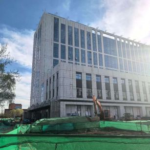 黄山 白麻花岗岩石材外墙干挂