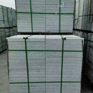 黄山 芝麻白火烧，园林广场市政工程地铺石，1.8~5.0厚均有现货