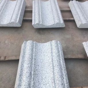 黄山 白麻花岗岩光面别墅线条