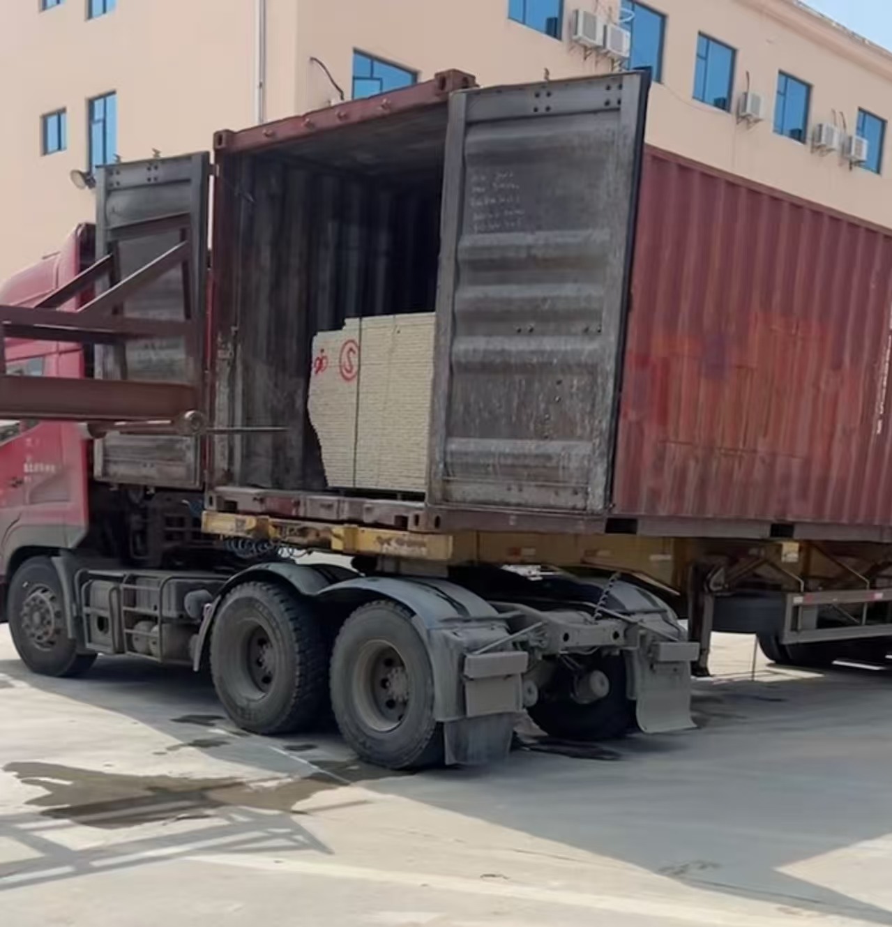 黄山 黄金麻荔枝面毛板