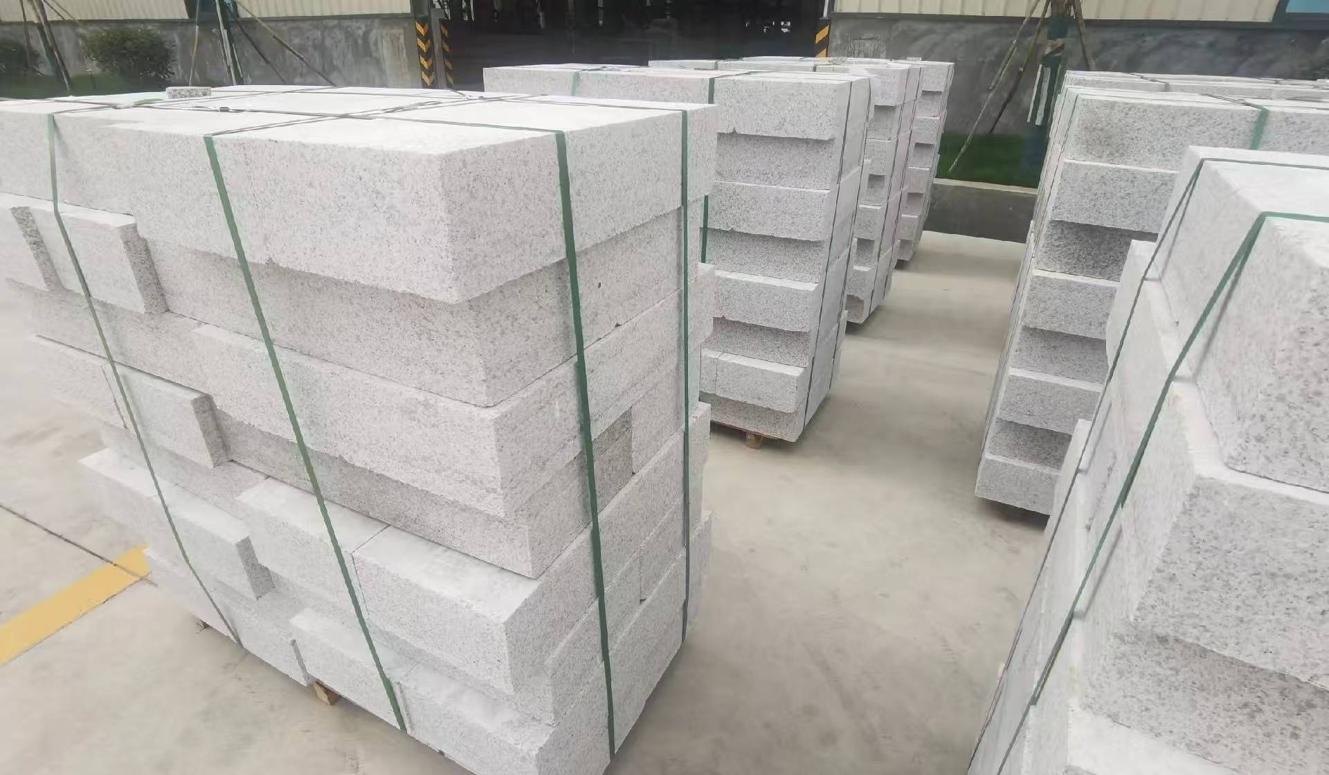 黄山 白麻花岗岩路沿石，立缘石，平缘石，路牙石，道牙石，马路牙子等